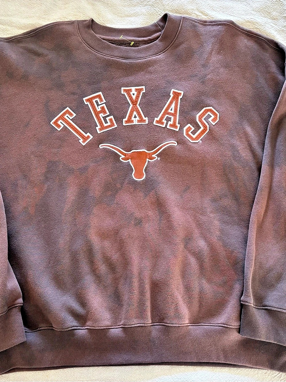 Hollister Blue Boxy Fit Texas Longhorns sweatshirt Texas Longhorns Sweatshirt XL